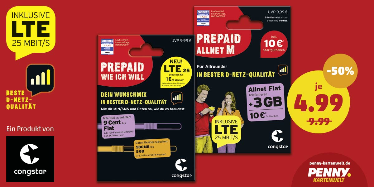 50% sparen!*